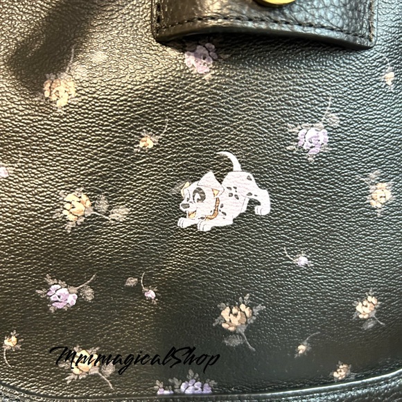 COACH coach Disney 101 Dalmatian floral rucksack bag - Picture 4 of 7